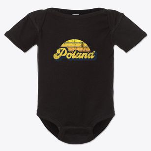 Poland New York Sublime Sunset Baby Onesie