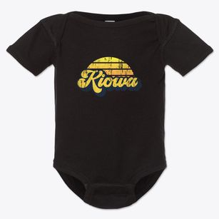 Kiowa Kansas Sublime Sunset Baby Onesie