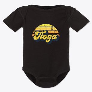 Tioga Texas Sublime Sunset Baby Onesie