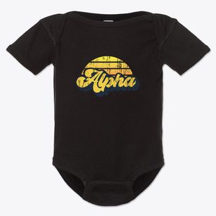 Alpha Minnesota Sublime Sunset Baby Onesie