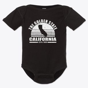  California Sunset Baby Onesie