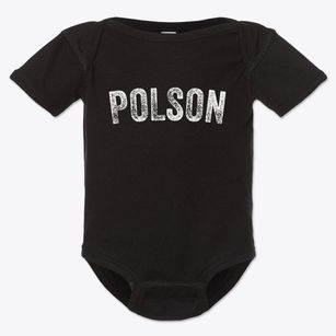 Polson Montana Timeless Retro Baby Onesie