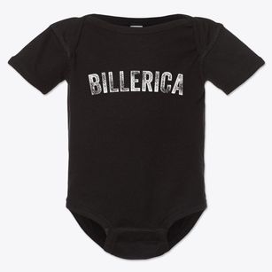 Billerica Massachusetts Timeless Retro Baby Onesie
