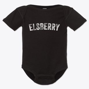 Elsberry Missouri Timeless Retro Baby Onesie