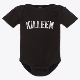 Killeen Texas Timeless Retro Baby Onesie