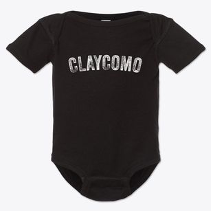 Claycomo Missouri Timeless Retro Baby Onesie