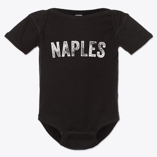 Naples Texas Timeless Retro Baby Onesie