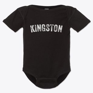 Kingston Illinois Timeless Retro Baby Onesie