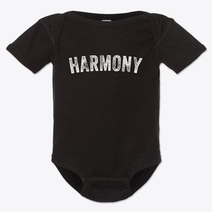 Harmony Maine Timeless Retro Baby Onesie