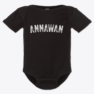 Annawan Illinois Timeless Retro Baby Onesie