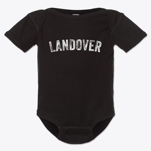 Landover Maryland Timeless Retro Baby Onesie