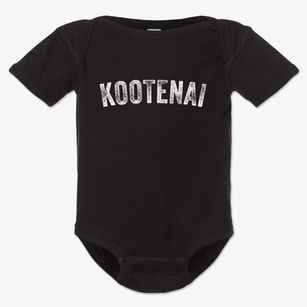 Kootenai Idaho Timeless Retro Baby Onesie