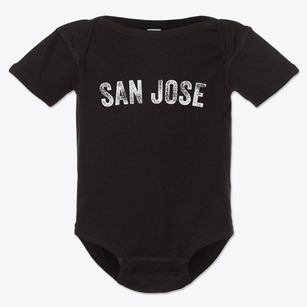 San Jose Arizona Timeless Retro Baby Onesie