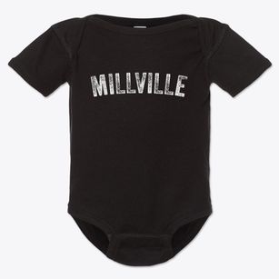 Millville California Timeless Retro Baby Onesie