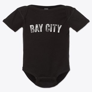 Bay City Wisconsin Timeless Retro Baby Onesie