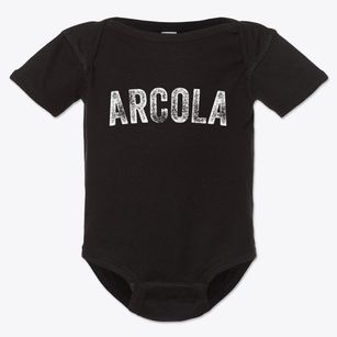 Arcola Mississippi Timeless Retro Baby Onesie