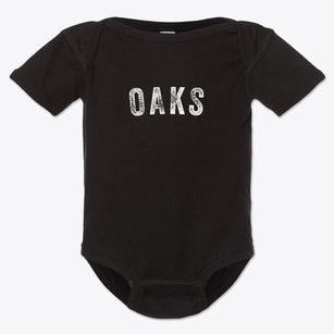 Oaks Oklahoma Timeless Retro Baby Onesie