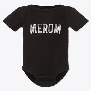 Merom Indiana Timeless Retro Baby Onesie