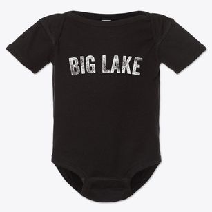 Big Lake Missouri Timeless Retro Baby Onesie