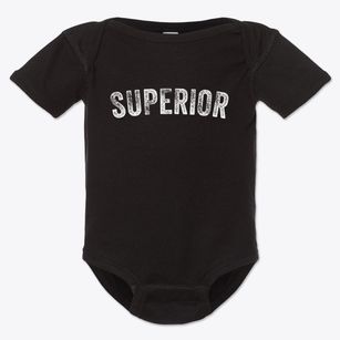 Superior Iowa Timeless Retro Baby Onesie