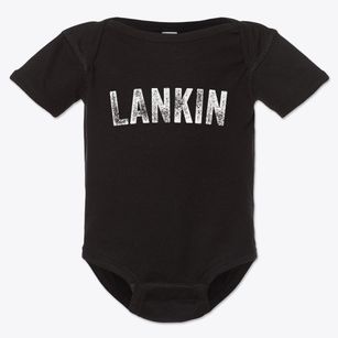 Lankin North Dakota Timeless Retro Baby Onesie