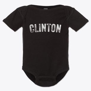 Clinton Oklahoma Timeless Retro Baby Onesie