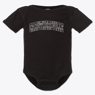 Caruthersville Missouri Trendy Block Baby Onesie