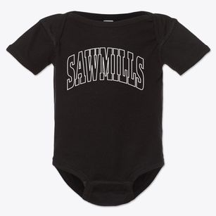 Sawmills North Carolina Trendy Block Baby Onesie