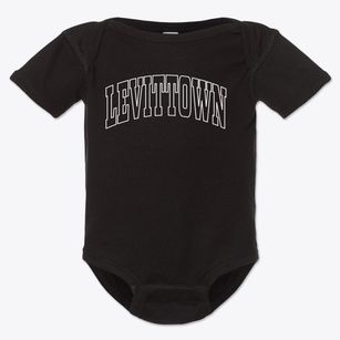 Levittown New York Trendy Block Baby Onesie