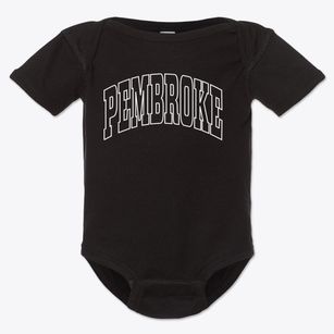 Pembroke Georgia Trendy Block Baby Onesie