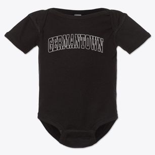 Germantown New York Trendy Block Baby Onesie