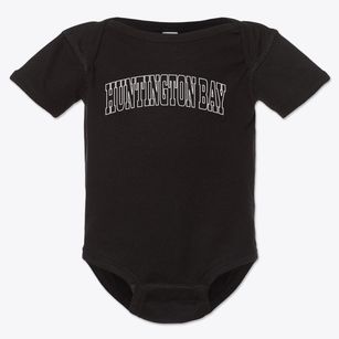 Huntington Bay New York Trendy Block Baby Onesie