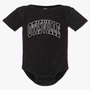Otisville New York Trendy Block Baby Onesie