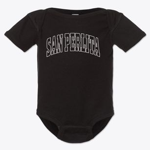 San Perlita Texas Trendy Block Baby Onesie