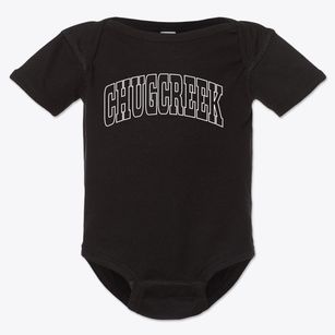 Chugcreek Wyoming Trendy Block Baby Onesie