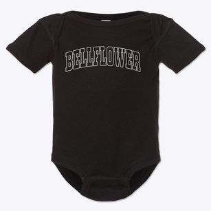 Bellflower Illinois Trendy Block Baby Onesie