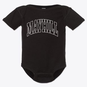 Mayhill New Mexico Trendy Block Baby Onesie