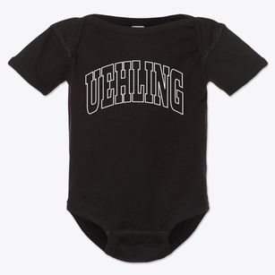 Uehling Nebraska Trendy Block Baby Onesie