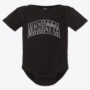 Marietta Minnesota Trendy Block Baby Onesie