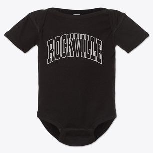 Rockville Nebraska Trendy Block Baby Onesie