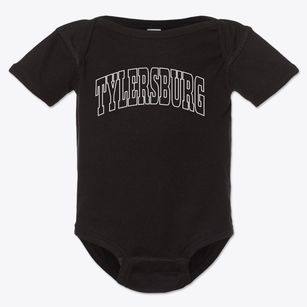 Tylersburg Pennsylvania Trendy Block Baby Onesie