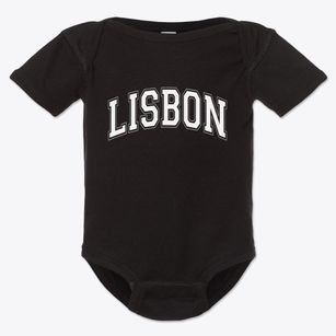 Lisbon New York Varsity Baby Onesie