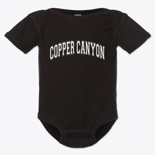 Copper Canyon Texas Varsity Baby Onesie