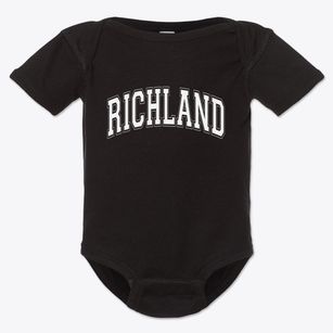 Richland Wisconsin Varsity Baby Onesie