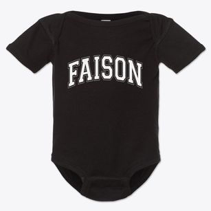 Faison North Carolina Varsity Baby Onesie