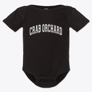 Crab Orchard Tennessee Varsity Baby Onesie