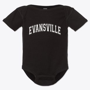 Evansville Illinois Varsity Baby Onesie