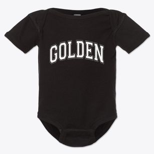 Golden Illinois Varsity Baby Onesie