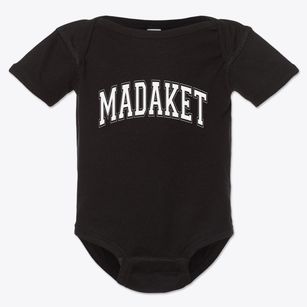 Madaket Massachusetts Varsity Baby Onesie