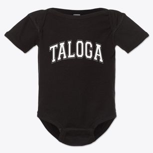 Taloga Oklahoma Varsity Baby Onesie